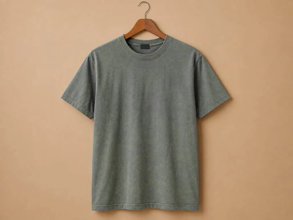 T-shirt product photo edited with professional color correction