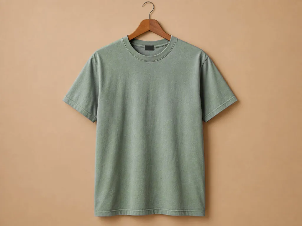 T-shirt product color changed with professional photo color correction